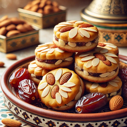 Biscuits aux amandes et aux dattes